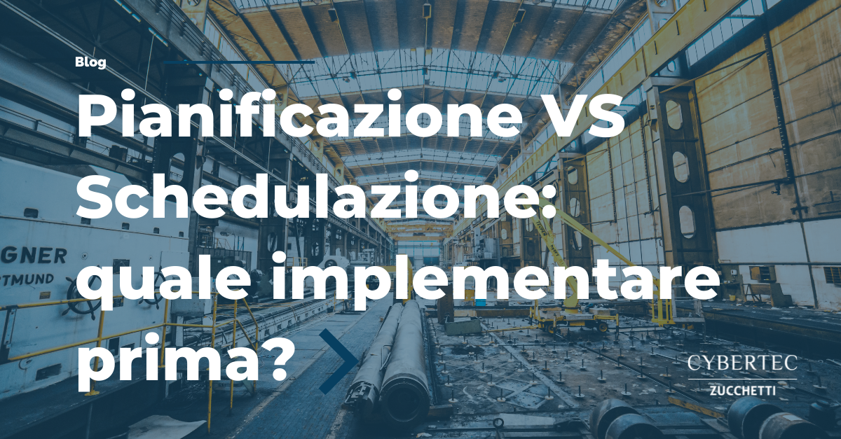 Pianificazione VS Schedulazione